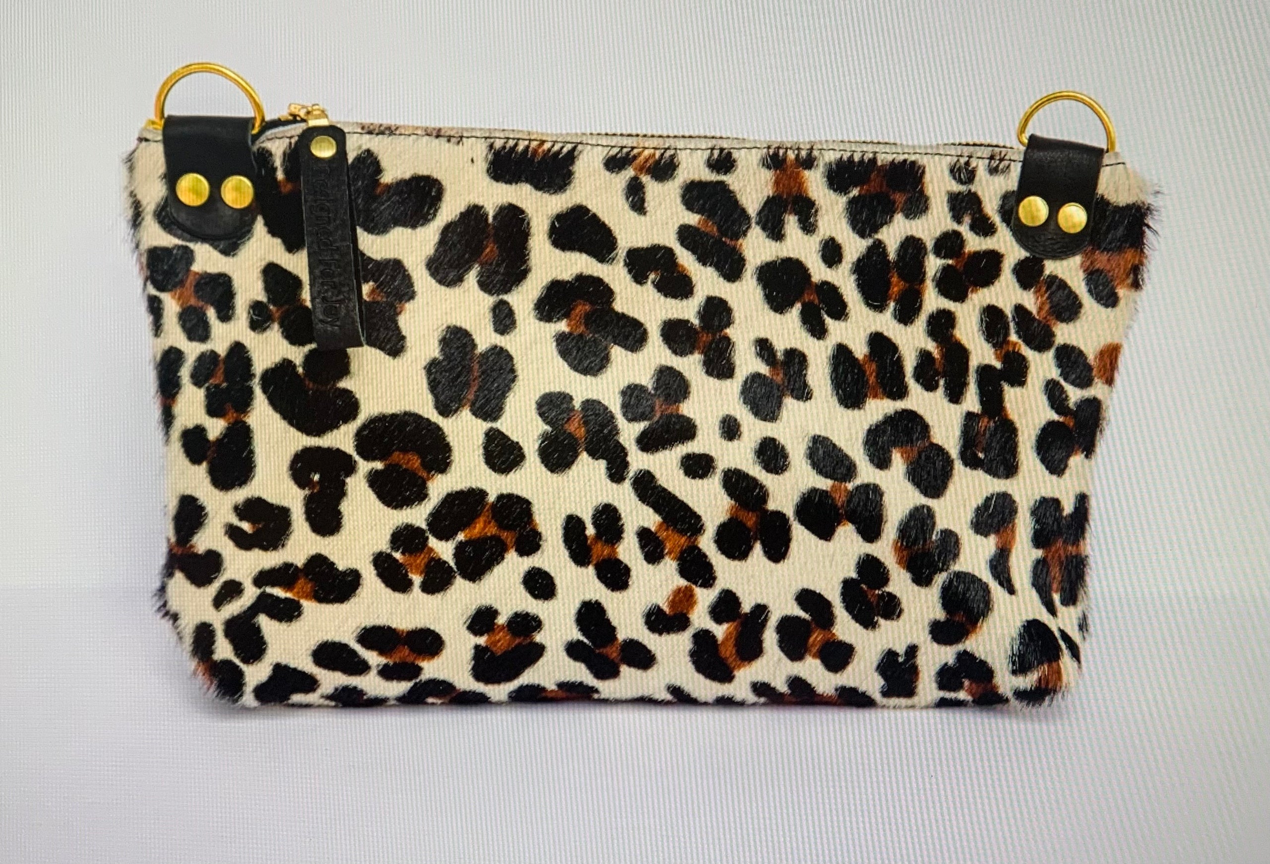 White leopard purse on sale